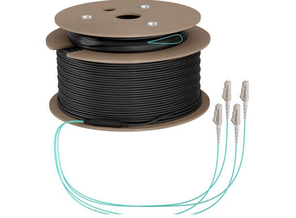 Fiber Trunk Cab50/125 LC-LC - 100 m LSZH Multimode 4 Fiber Duplex OM3 