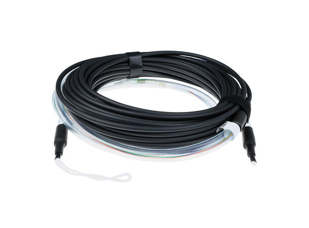 Fiberpatch OM3 50/125 LC-LC - 130 m LSZH Multimode Duplex Inne/ Ute Sort 