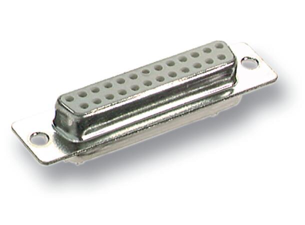 Jack EDF 25 LL/Z Kontakt Lodding 25-pin Hun/Female 