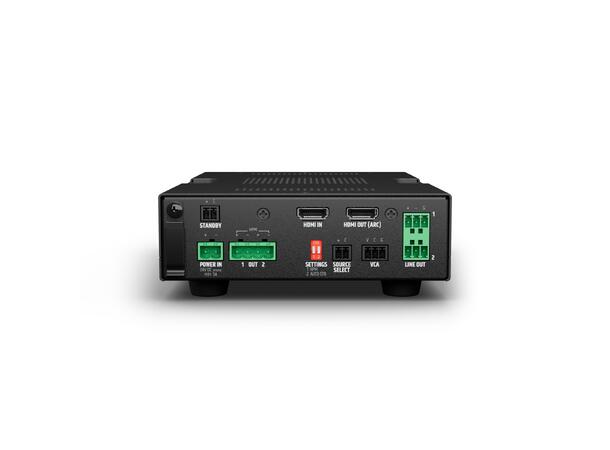 LD Systems AMP 205AV Forsterker 2x50W HDMI De-Embedder 