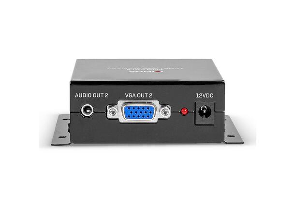 Lindy Splitter Extender VGA Rx 2-port 1xTP Max 300 m 