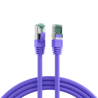 SFTP Patch Cat.6A -  1m Lilla LSZH 500MHz AWG27/7