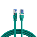 SFTP Patch Cat.6A/ 7 -  10 m Grønn LSZH 500MHz 26/7AWG Halogenfri Superflex