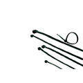 Strips 150 mm Sort Pose m/100 Stk L:150mm B:3,6mm