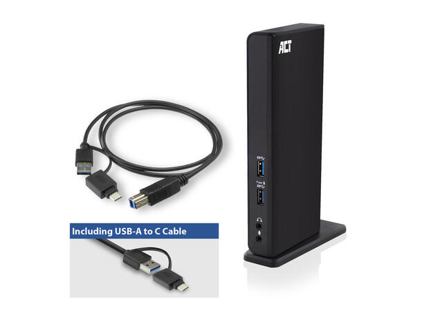 ACT AC7093 USB-C 4K MST Dokkingstasjon