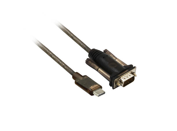 ACT Adapter USB-C > RS-232 USB-C Hann > 9 pin sub-D Hann - 1,5 m 