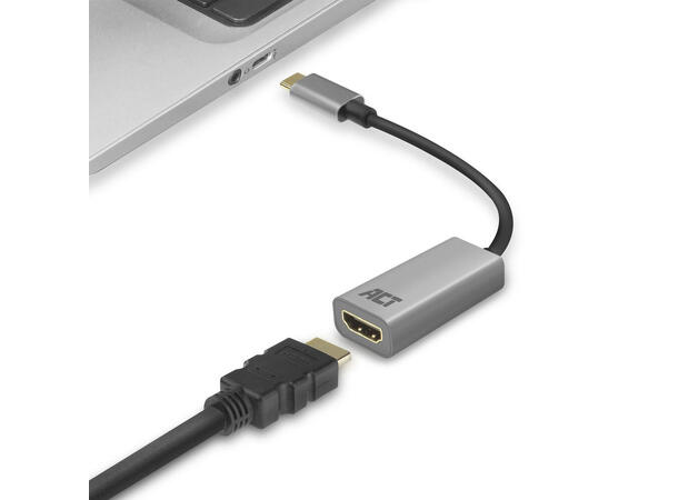 ACT Adapterl USB-C > HDMI 4K 4096x2160 @60Hz 0,15 m 