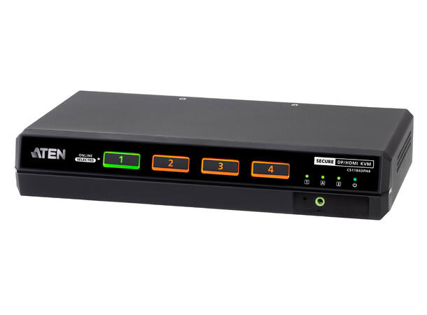 Aten Secure KVM Switch 4p 5K Combo port Single Display NIAP PSD PP 4.0 