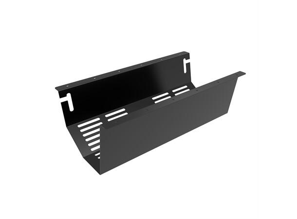 Axessline Outlet Tray - Kabelhylle Strøm L370 x 200mm Sort 