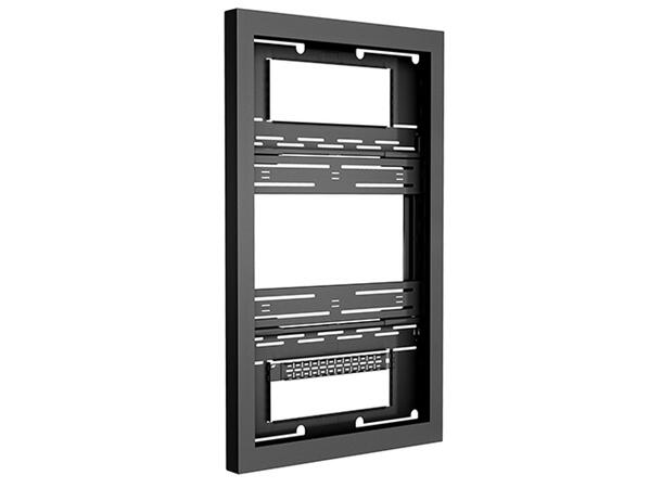 Chief Impact On-wall Skjermkabinett 48" Portrett Sort Maks 45kg 