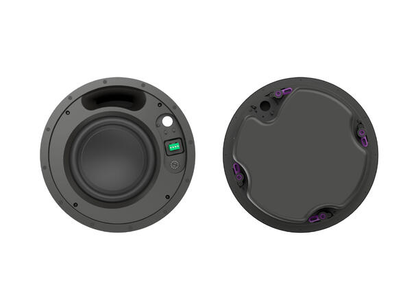 Kramer Subwoofer Tak 8" PoE Dante 80W Sort/Hvit (1 Stk) 