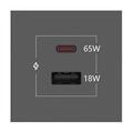 Kramer TBUS komponent USB A/ USB-C 65W/ 18W Sort