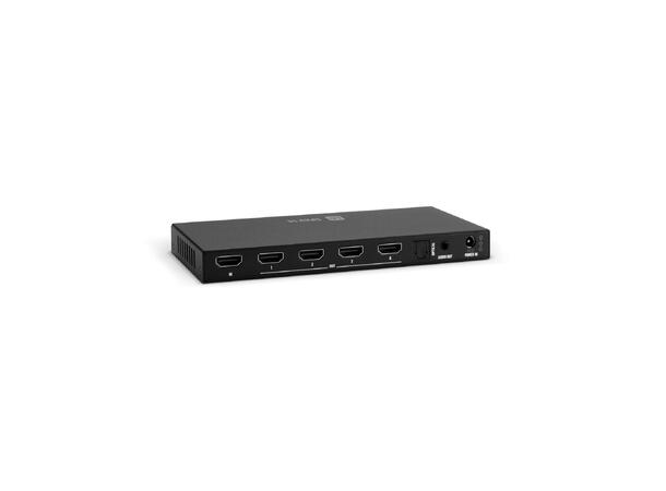 LD 1x4 8K HDMI Splitter Audio Extractor Web GUI, TCP/IP and IR Control 