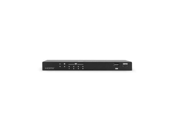LD 1x4 8K HDMI Splitter Audio Extractor Web GUI, TCP/IP and IR Control 