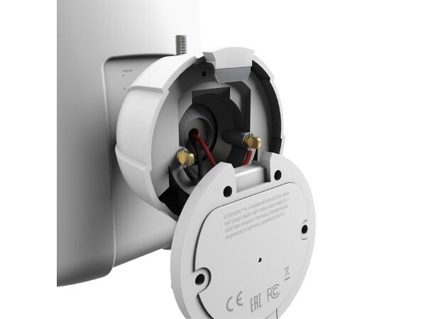 LD Høyttaler 5" -  Inne & ute IP55 - Hvit - Par B-vare 