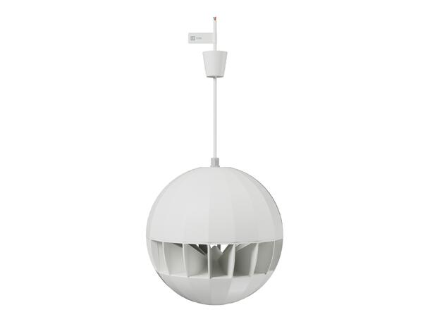 LD Pendelhøyttaler 8" 20W Hvit 5 m opphengskabel 