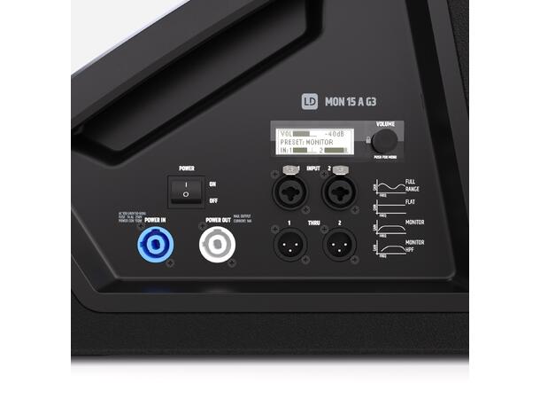 LD Systems - STINGERG3 15"  Monitor Aktiv 300W 15"  23kg Sort 