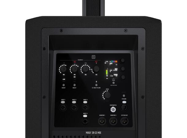 LD Systems MAUI 28 Mix - Sort Søyle-PA med mikser og Bluetooth - Stk. 