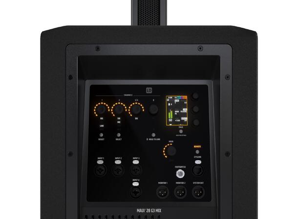 LD Systems MAUI 28 Mix - Sort Søyle-PA med mikser og Bluetooth - Stk. 