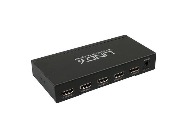 Lindy HDMI 10.2G Splitter 4-port 1->4 HDMI 