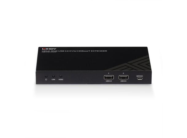 Lindy Mottaker HDMI 4K60, IR & RS232 HDBaseT Cat.6 KVM, 150m 