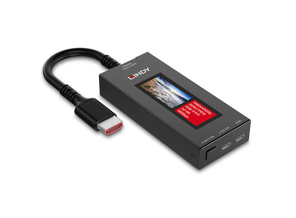 Lindy Signal Analyzer 8K Diagnostikk for HDMI signal 