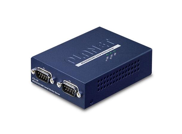 Planet Konverter Ethernet > 2xRS232 10/100TX - RS232/422/485 