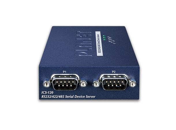 Planet Konverter Ethernet > 2xRS232 10/100TX - RS232/422/485 