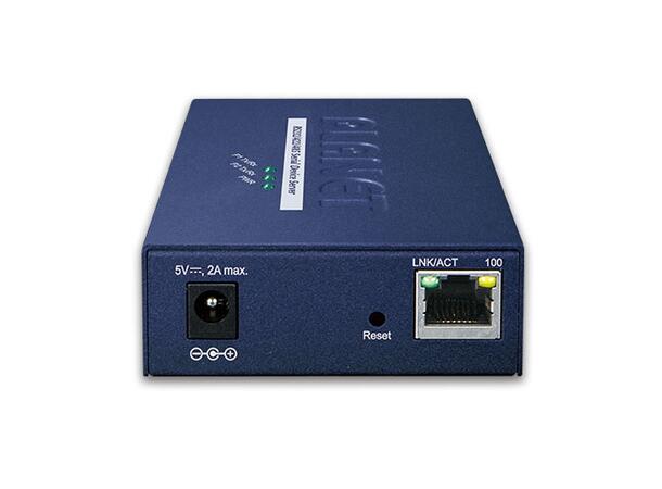 Planet Konverter Ethernet > 2xRS232 10/100TX - RS232/422/485 