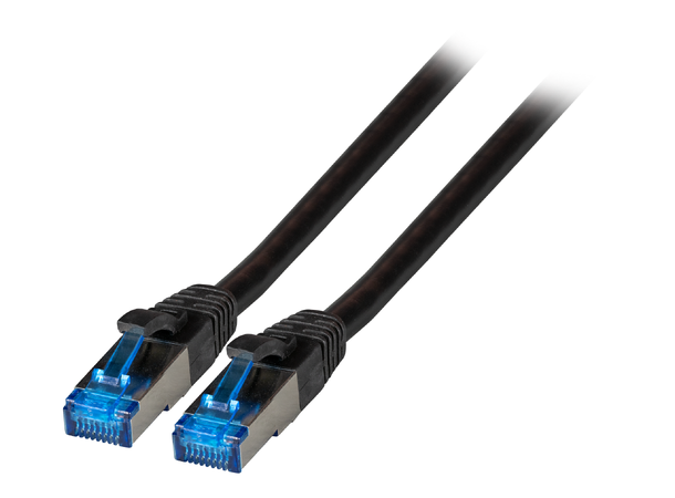 SFTP Patch Cat.6A/ 7 -  5,0 m Svart LSZH 500MHz 26/7AWG Halogenfri Superflex 