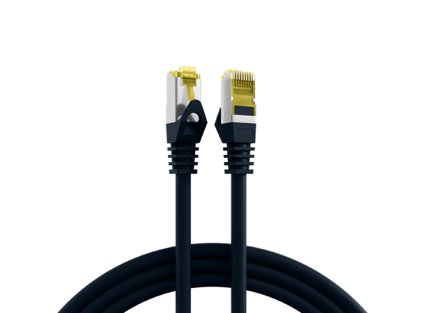 SFTP Patch Cat.7/6A - 20 m Sort LSZH 600MHz 26/27AWG PiMF Halogenfri Snagl 