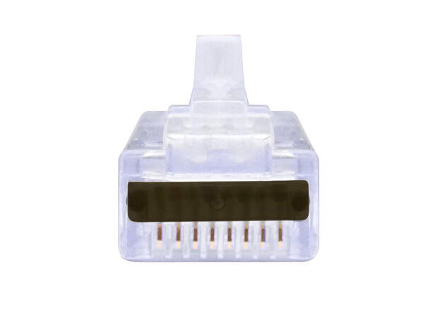 Simply45 PRO - RJ45 - CAT 5e UTP Pass Through - 24AWG  - 100 stk 