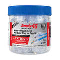 Simply45 PRO - RJ45 - CAT 5e UTP Pass Through - 24AWG  - 100 stk