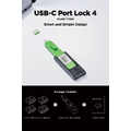 Smartkeeper Essential USB-C - Beige USB-C Port Lås 4stk + Nøkkel Basic