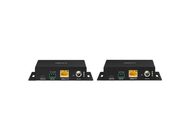 150m CAT6 DisplayPort 4K KVM Extender med USB, IR, RS-232 og HDBaseT