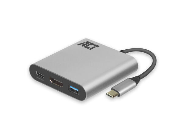 ACT Adapter USB-C > HDMI, USBA 4K USB-C 3.2  4096 x 2160 (4K) @30Hz 