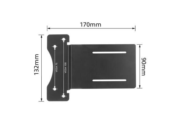 ACT Vesa adapter til AC7150 VESA Sort 