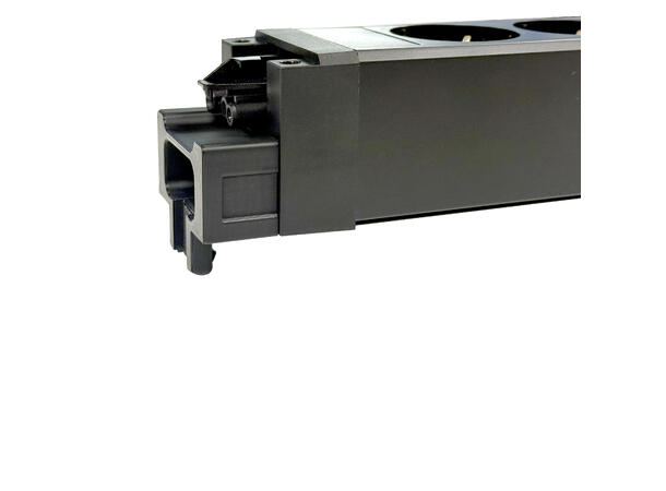 AiC Snap Mount for DAISY strømskinne Sort 