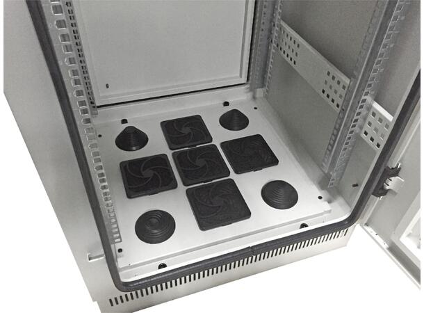 EFB Rack Skap IP55 6000x600 24U Pre Assembled Grå RAL7035, IP55 