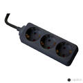 FF E3V30 Strømskinne 3 x strøm 3 m Sort