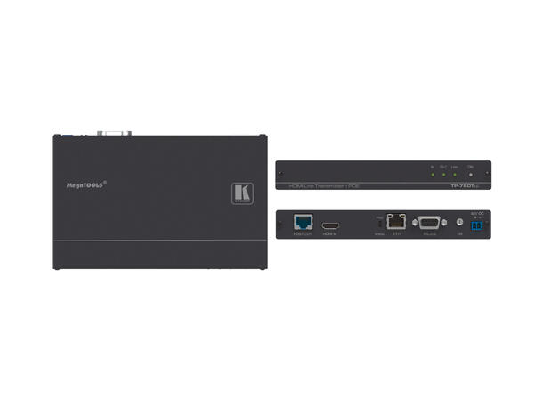 Kramer Extender HDMI Ser IR Tx UHD 4K60 10Gbps 1xHDBaseT Max 100 m Power PoE 48V 