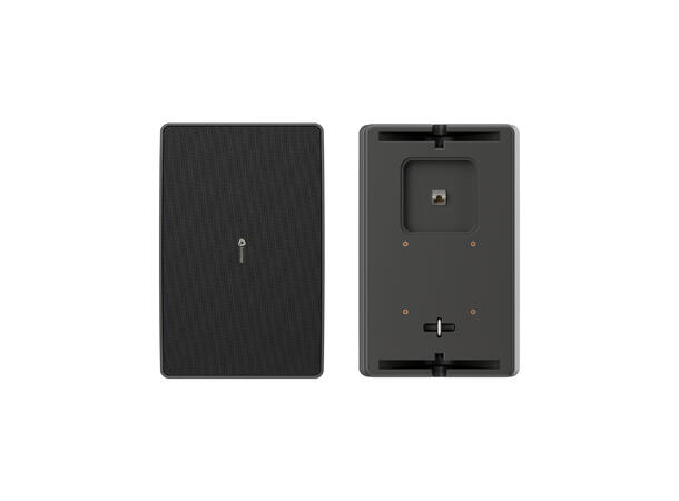 Kramer Høyttaler Vegg 30W PoE Dante 6.5" 2-Veis PoE Dante Sort (1 stk) 