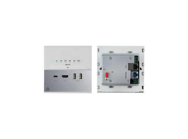 Kramer Panel USB-C 4K60 Hvit over Ethernet RS-232 IR HDBaseT3.0 
