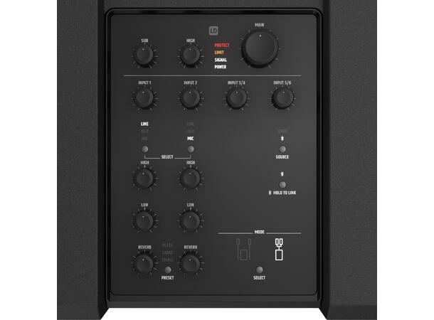 LD Høyttaler 2.1 Set Aktiv DAVE 10 G4X 10" Subwoofer 2x4" satelitter 