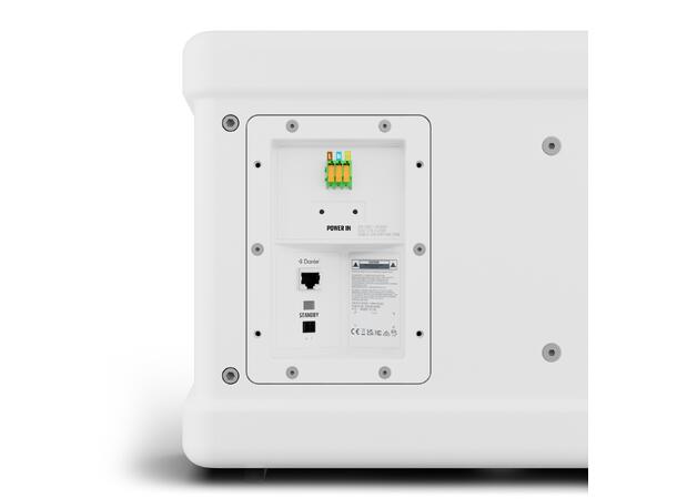 LD Sub 8" med Dante - Inne & ute IP55 - Hvit - Stk 