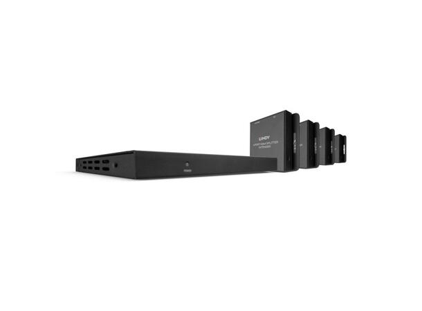 Lindy 38155 70m CAT 6 4-Port HDMI 4K30 IR Splitter Extender med Loop