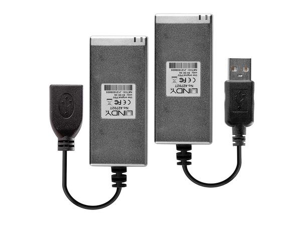 Lindy Extender Fiber USB2.0 480Mbps LC Simplex Max 200m 