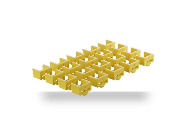 Lindy RJ45 Port Blocker 20pk Gul 20 låser 