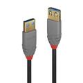 Lindy USB3 Skjøtekabel A-A -  2 m A-A USB Kabel Sort