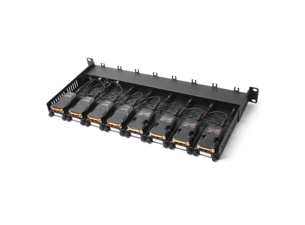 Opticis BR400 Multi-module Mounting Rack 19" 1RU Sort 